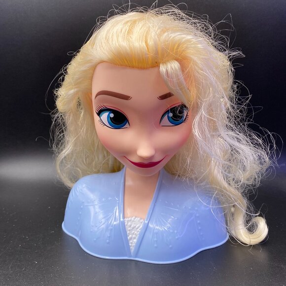 Just Play Disney Frozen Elsa Deluxe Styling Head Fashion Head NO Accessories - Picture 1 of 15